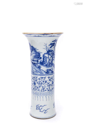 A Chinese Blue And White Vase