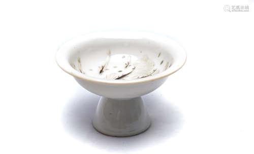 A Chinese Porcelain With Seaweed Design By Deng, Bishan