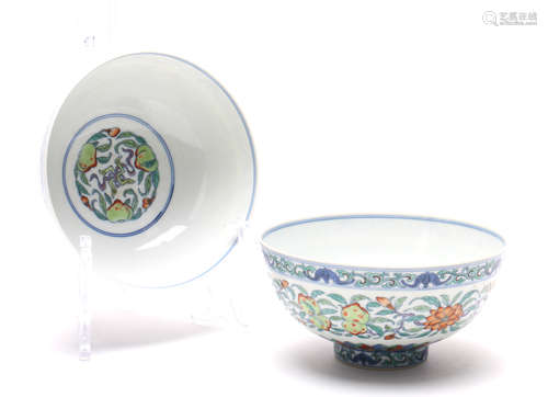 A Pair Of Chinese Porcelain Bowls