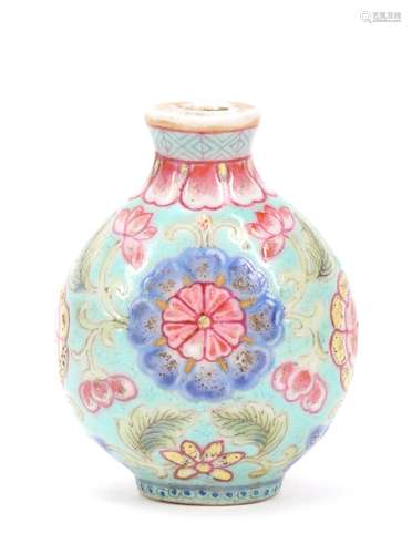 A Chinese Famille-Rose Snuff Bottle