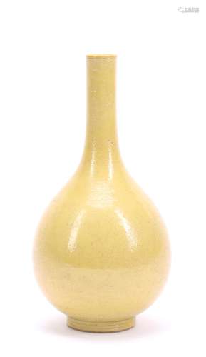 A Chinese Yellow-Glazed Vase