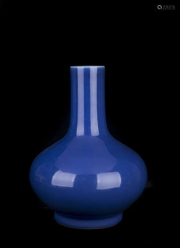 A Chinese Blue Glazed Vase