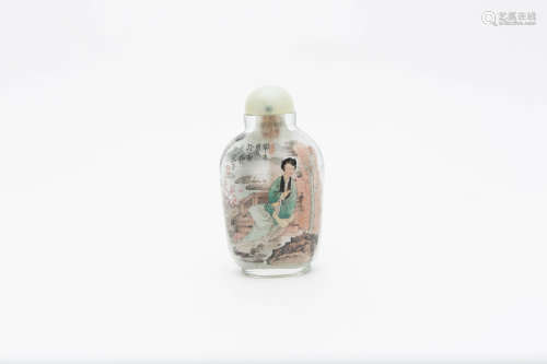    A Peking Glass Inside Painted Snuff Bottle