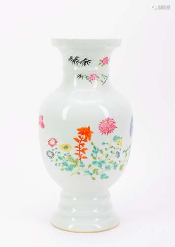 A Chinese Famille-Rose Vase