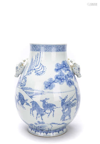 A Chinese Blue And White Vase