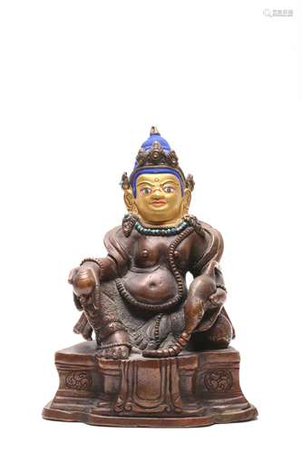 Nepalese Bronze Seated Buddha