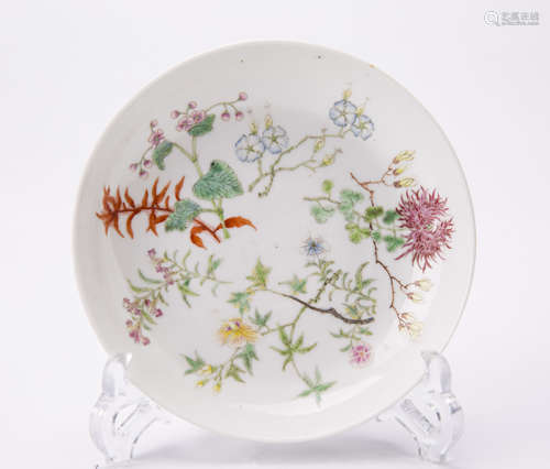 Chinese Famille-Rose Porcelain Dish