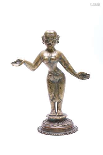 Indian Bronze Standing Diety