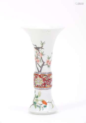 Chinese Republic Porcelain Ku Vase