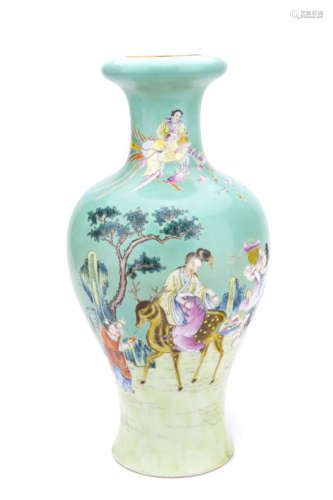 Chinese Famille Rose Porcelain Vase