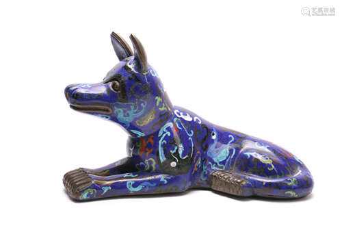 Chinese Cloisonne Dog