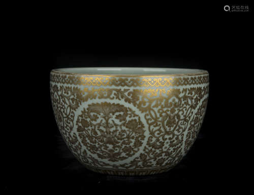 Chinese Green Glazed Porcelain Bowl