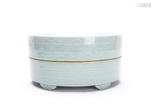 Chinese Celadon Porcelain Box