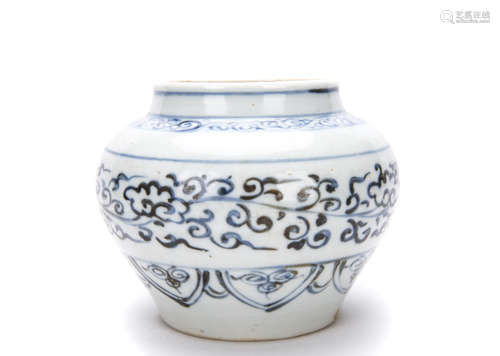 Chinese Blue and White Porcelain Jar