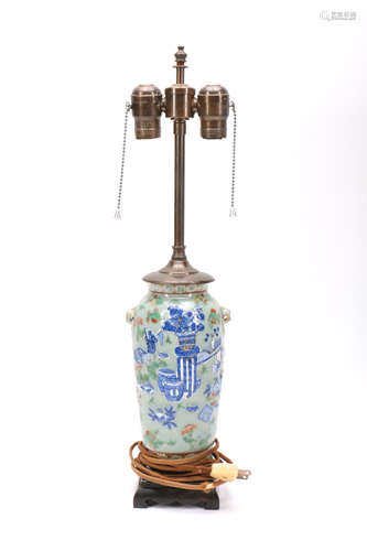 Chinese Porcelain Lamp Vase