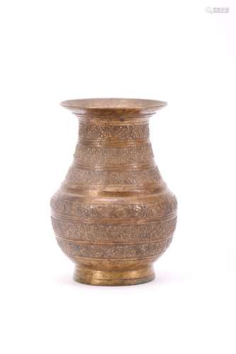 Nepalese Tibet Bronze Vase