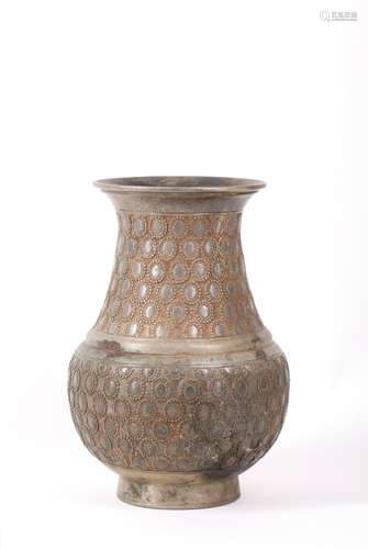 Antique Mideastern Bronze Vase