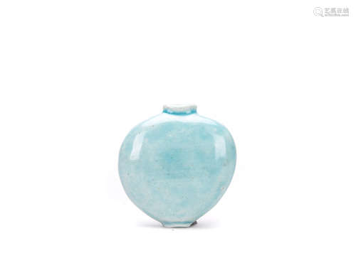 Chinese Celadon Porcelain Snuff Bottle