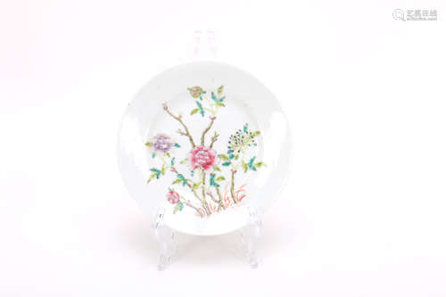 Chinese Famille-Rose Porcelain Dish