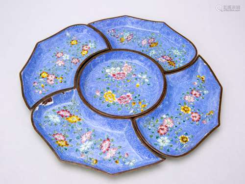 Set of Cloisonne Plates