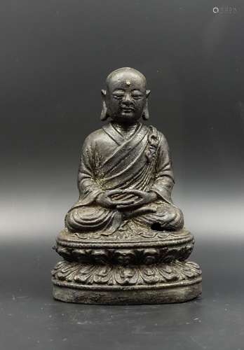 CHINESE MING DYNASTY BRONZE KSHITIGARBHA BUDDHA