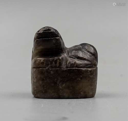 CHINESE QING DYNASTY HETIAN JADE SEAL