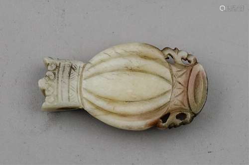 CHINESE JADE CARVED BELT ORNAMENT