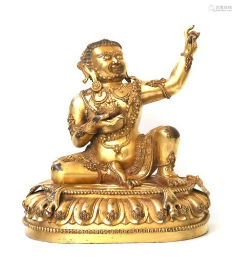 Chinese Gilt Bronze Buddha Figure