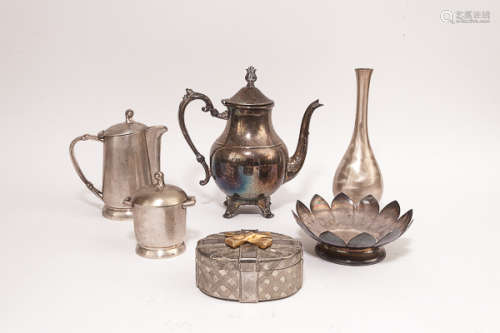 Group of Chinese Antique Silver Set雜項一組