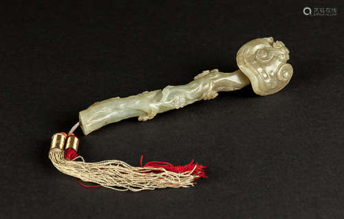 19th Chinese Antique Jade Ruyi清 玉雕如意