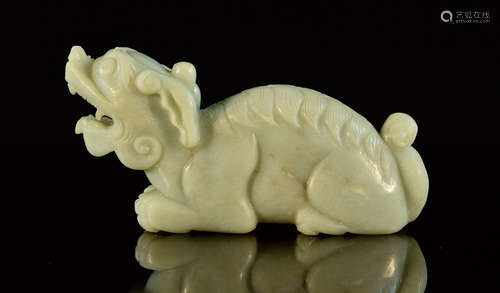 Chinese Celadon Nephrite Jade Animal