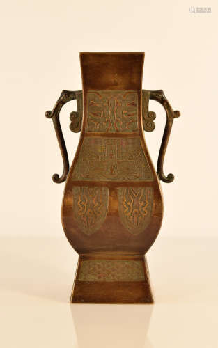 Chinese Bronze Vase with Xuande Mark