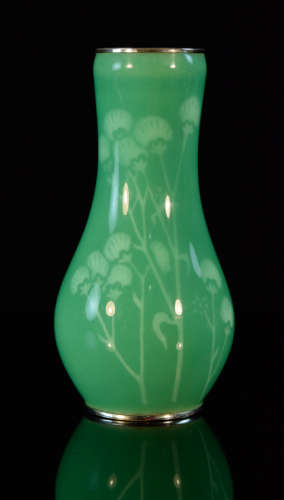 Japanese Wireless Cloisonné Vase