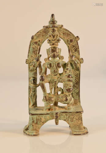 Indian Bronze Stele Group