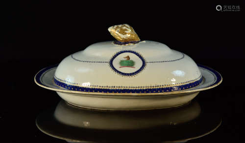 Chinese Export Porcelain Tureen - Armorial