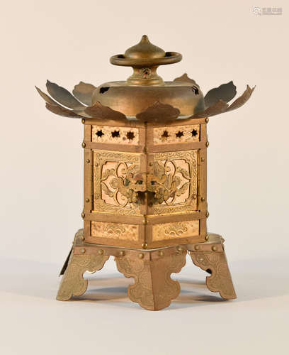 Japanese Bronze Lantern