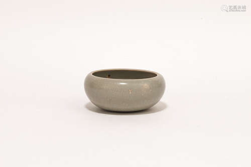 Chinese Antique Ru Ware Glazed Porcelain Brush washer宋 筆洗