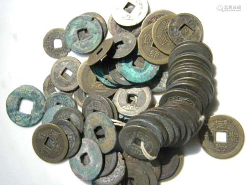 Group of Antique Chinese Copper Money