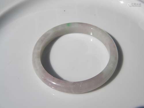 Natural Purple Jadeite Bangle Bracelet, inner diameter