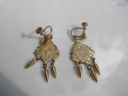 Pair of Antique Earrings