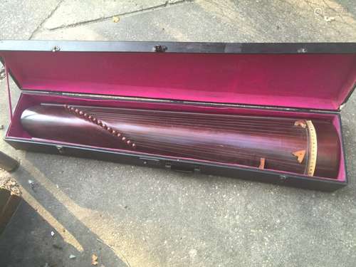 Antique Chinese Musical Instrument with Original Box