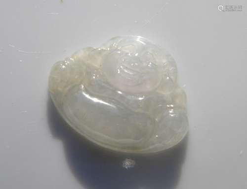 Natural Grade A White Jadeite Pendant