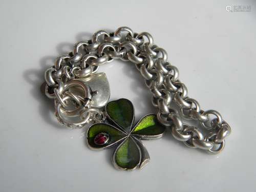 Silver Flower Bracelet