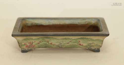 19th C. Chinese Yixing Zisha Planter