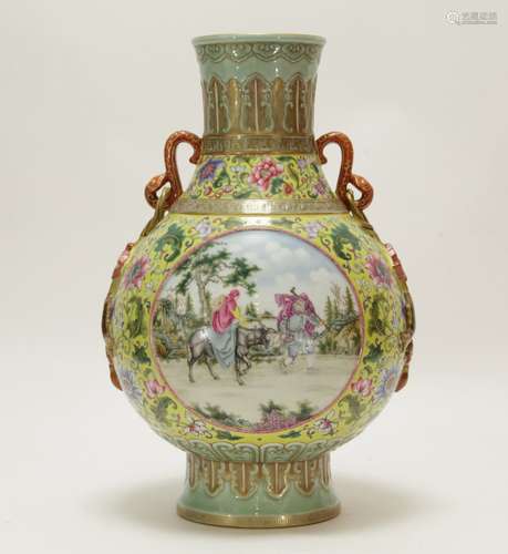 Chinese Famille Rose Vase