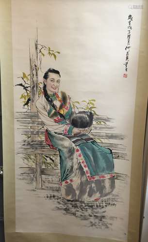 Chinese Ink/Color Scroll Painting