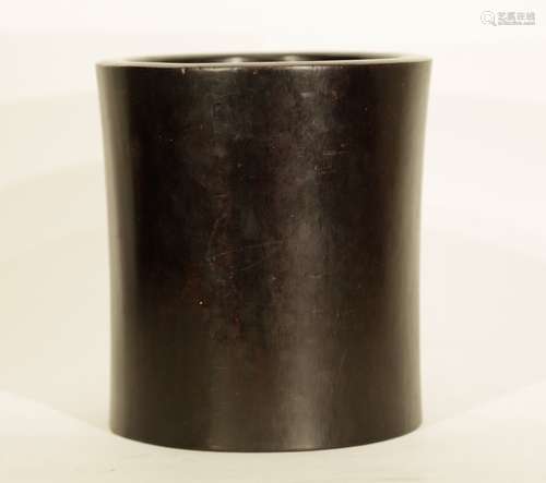 Chinese Hardwood Brush Pot