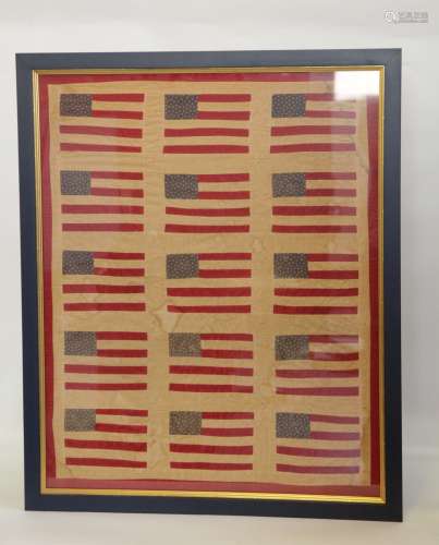 The American Flag with Frame