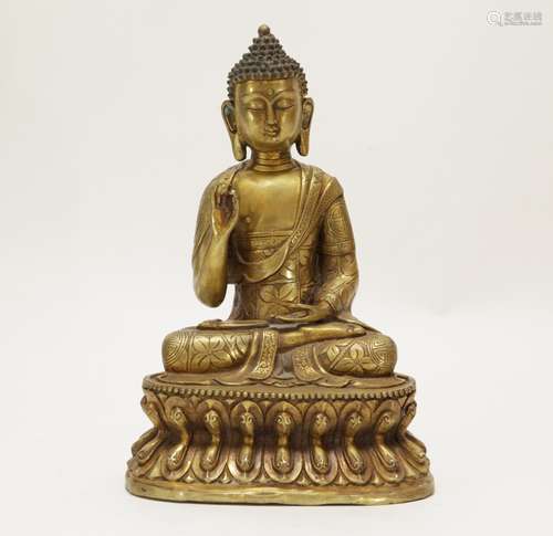 Chinese Bronze Buddha