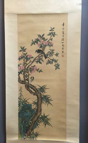 Chinese Ink/Color Scroll Painting